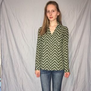 Patterned Blouse, Express